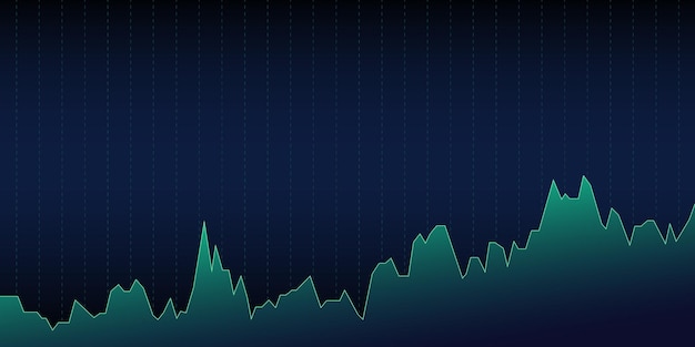 Stock market graph background