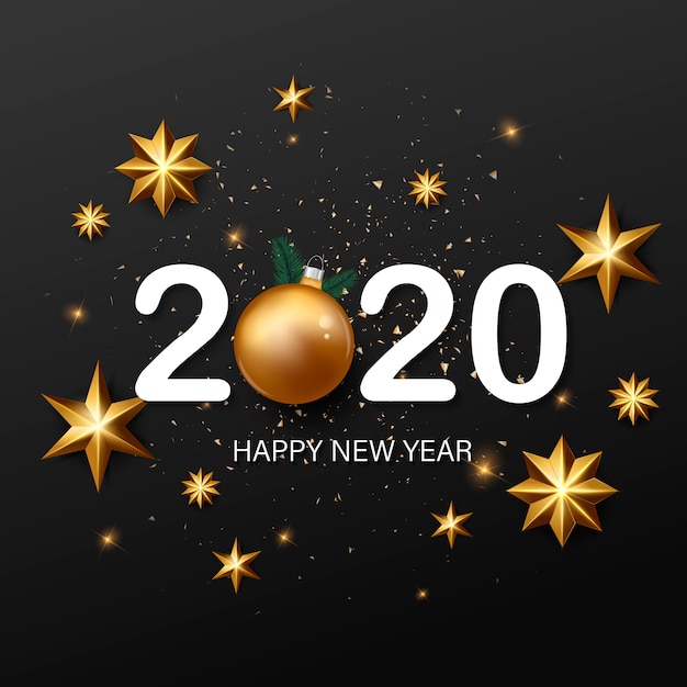 Stock vector happy new year and merry christmas background. 