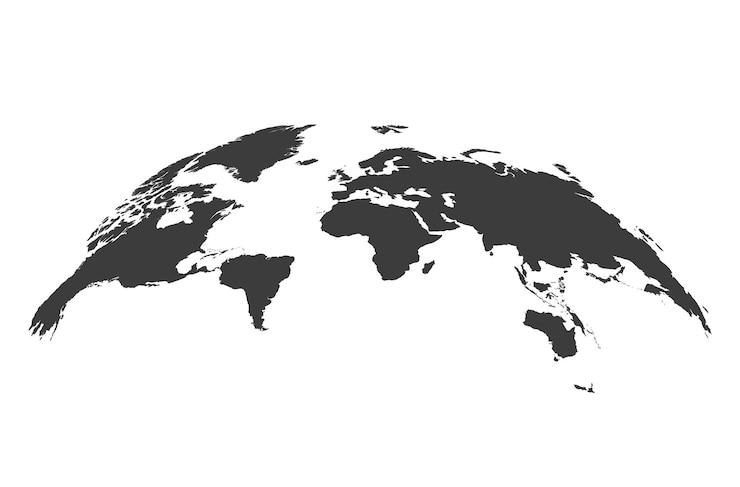 Vector 스톡 벡터 지구본 지도 iconearth 지구 반구 아이콘의 집합