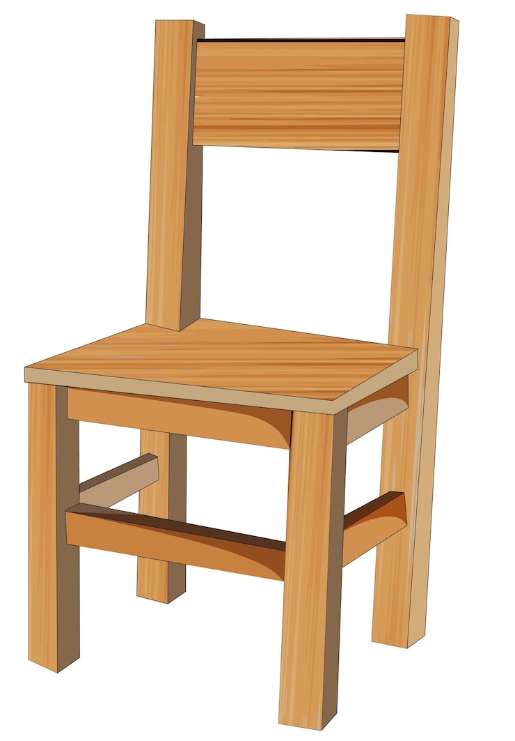 Vector stoel vectorillustratie