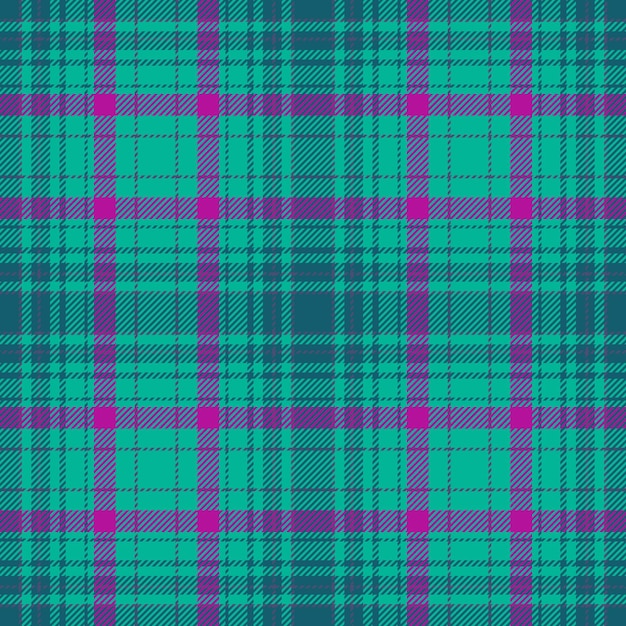 Stof patroon textuur Vector achtergrondcontrole Naadloze geruite tartan textiel