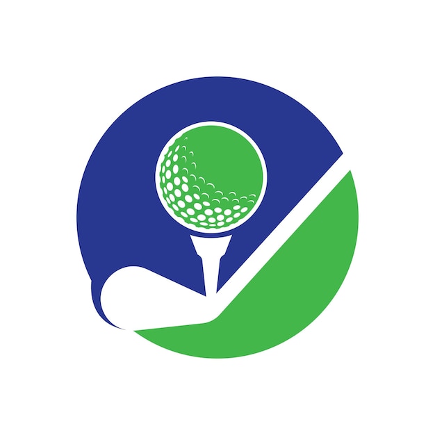 Stok golf logo vector ontwerpsjabloon. Ontwerpen van golflogo's.