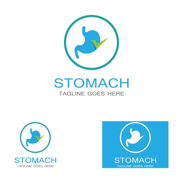 Stomach care icon designs