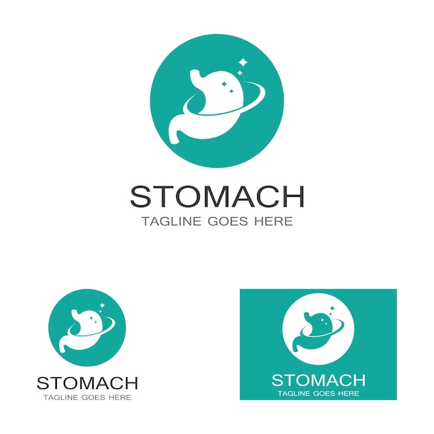 Stomach care icon designs