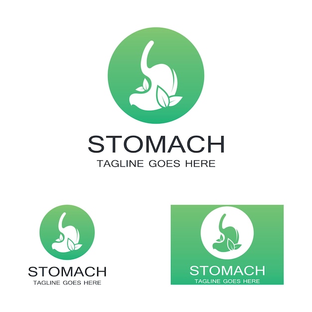 Stomach care icon designs