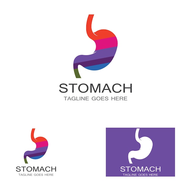 Stomach care icon designs