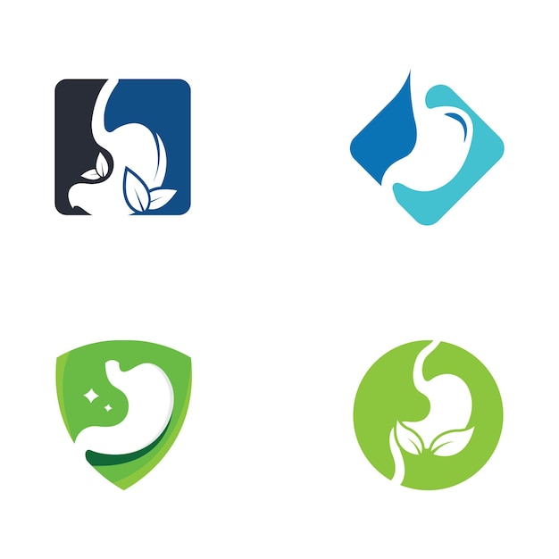 Stomach care icon designs