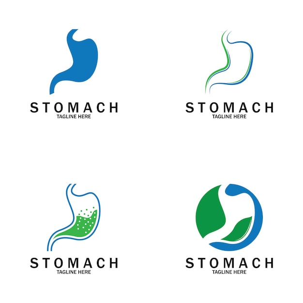 Stomach care icon designs