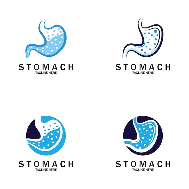 Stomach care icon designs