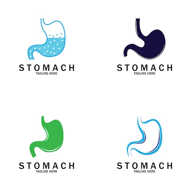 Stomach care icon designs