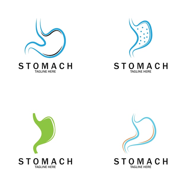 Stomach care icon designs