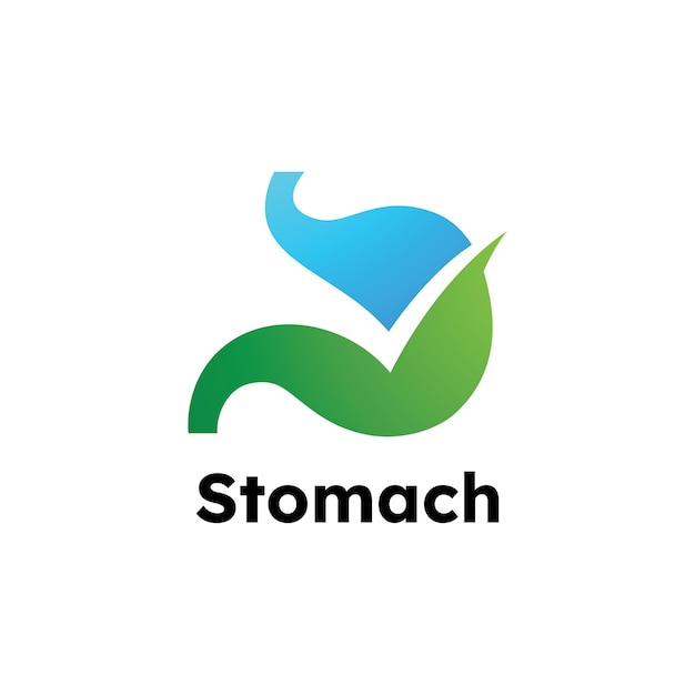 Stomach Care Logo Vector Design Template Creative stomach Symbol