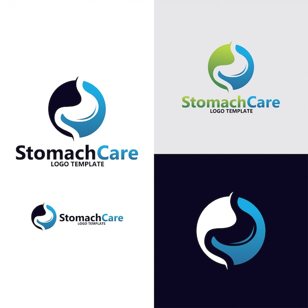 Vector stomach logo design