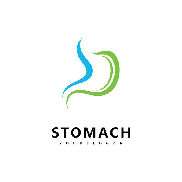 Stomach logo vector design template