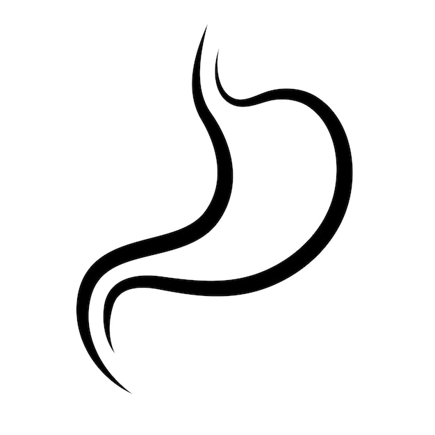 Вектор логотипа желудка