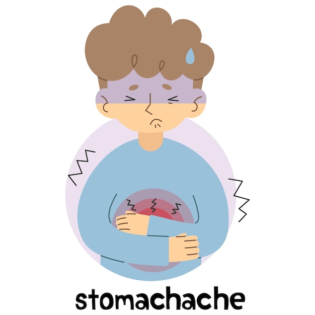 Vector stomachache 3