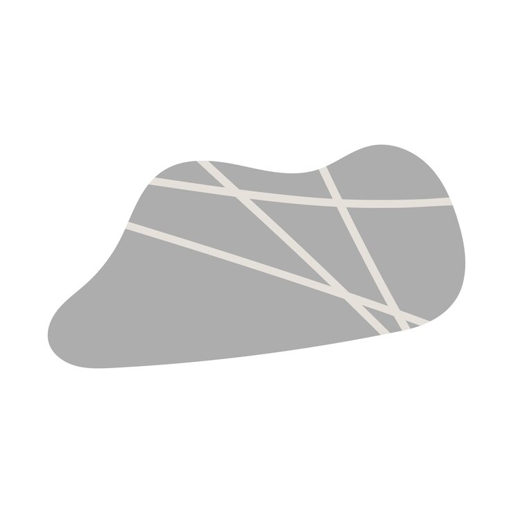 Vector stone or rock hand drawn illustration
