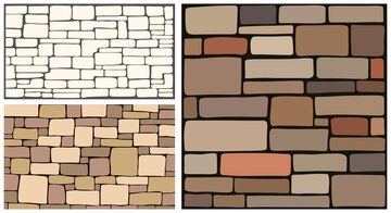 Premium Vector | Stone texture, brick background texture