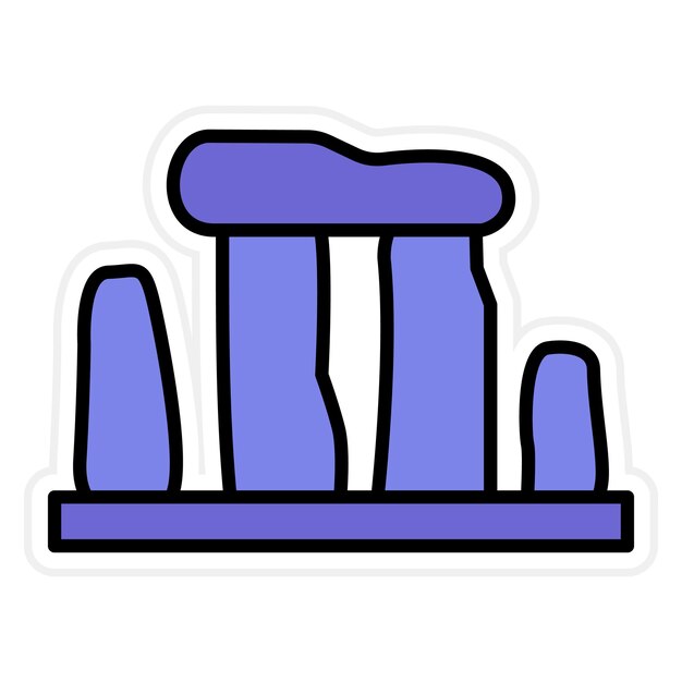 Stonehenge icon vector image can be used for history