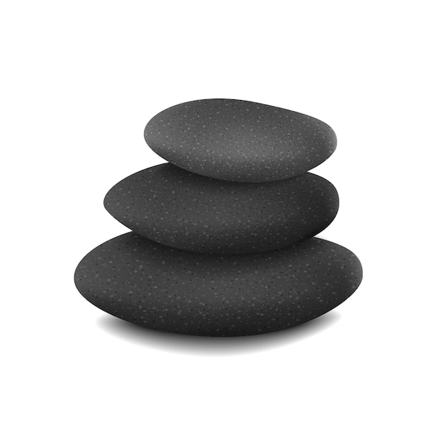 stones in balanced pile