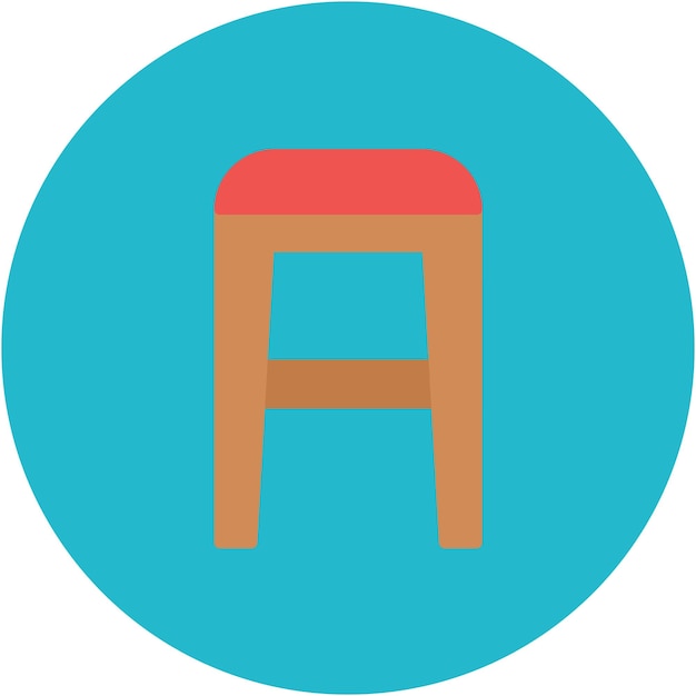 Stool Vector Illustration Style