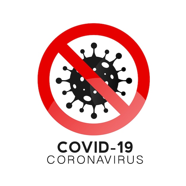 Stop coronavirus Coronavirus-uitbraak Het gevaar van het coronavirus en het risico voor de volksgezondheid