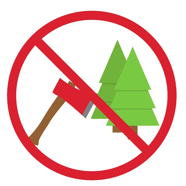 Stop cutting down live trees