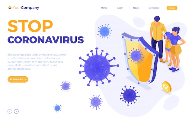 Stop de bestemmingspagina van Coronavirus