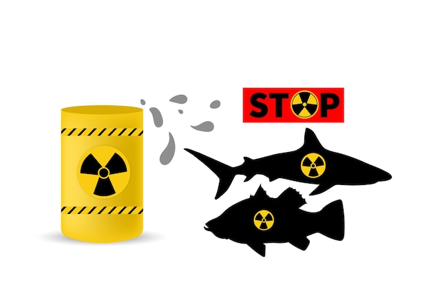 stop dumping radioactive waste in the sea threatening the preservation of marine life