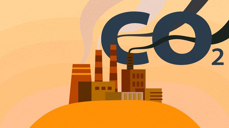 Vector stop global warming and climate change air pollution and carbon emission from industry