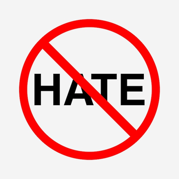 Stop Hate Symbol