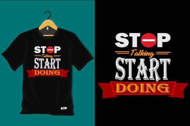 Stop met praten begin met t-shirt ontwerpen