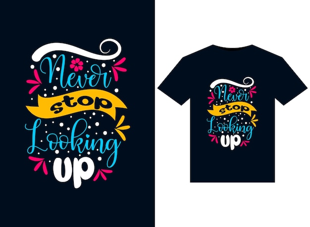 Stop nooit met het opzoeken van illustraties voor het ontwerp van drukklare T-shirts