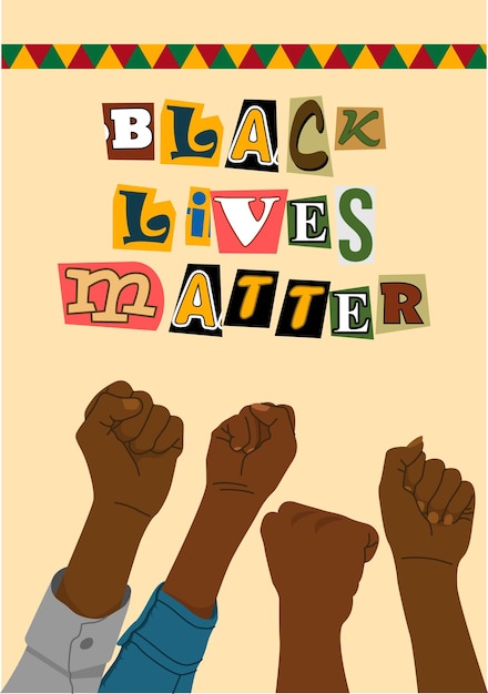 Stop racism and abusive behaviour black lives matter