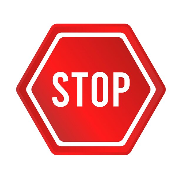 Stop sign vector stock photo stop sign icon vector design