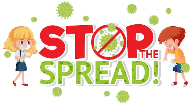 Stop verspreiding coronavirus teken