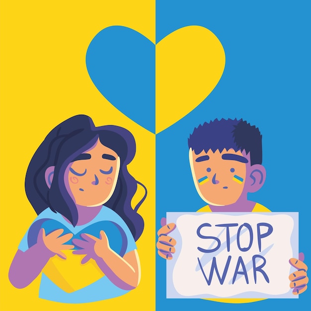 Stop war Ukraine no war