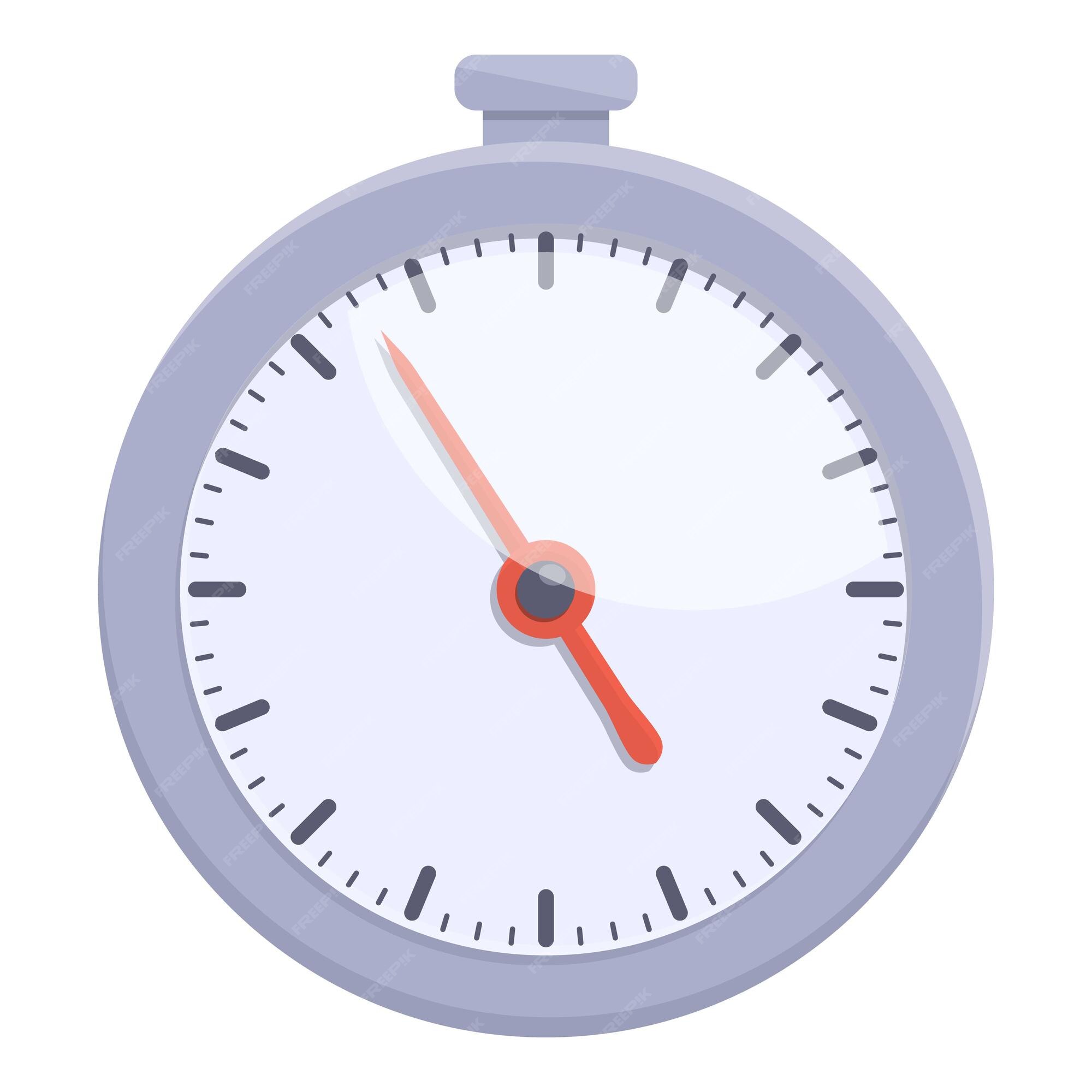 Clock icon timer watch Royalty Free Vector Image