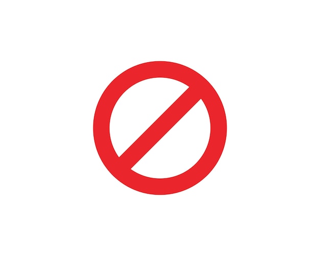 Stopbord pictogram sjabloon vector