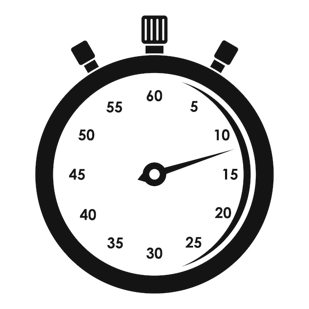 Premium Vector Stopwatch icon simple illustration of stopwatch vector