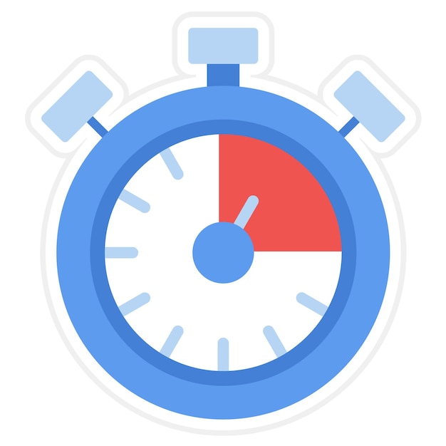 Stopwatch icon vector image Can be used for Athletics