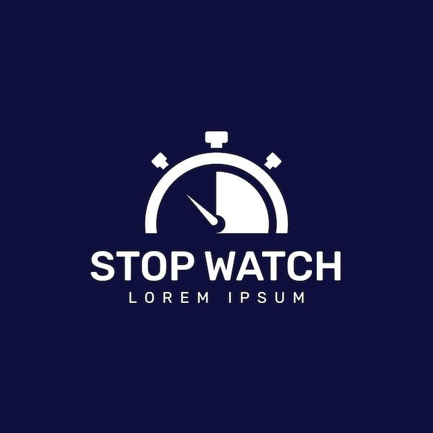 Stopwatch Logo Illustratie