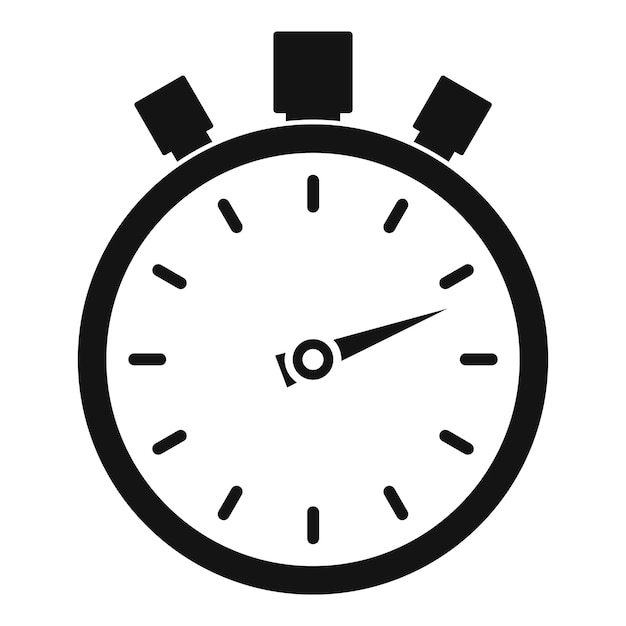 Stopwatch modern icon Simple illustration of stopwatch modern vector icon for web