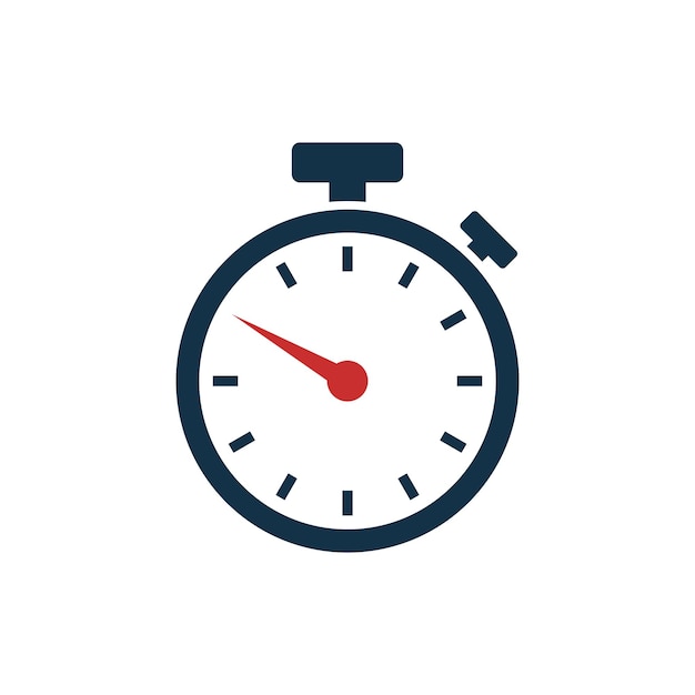 Vector stopwatch timer icon vector template