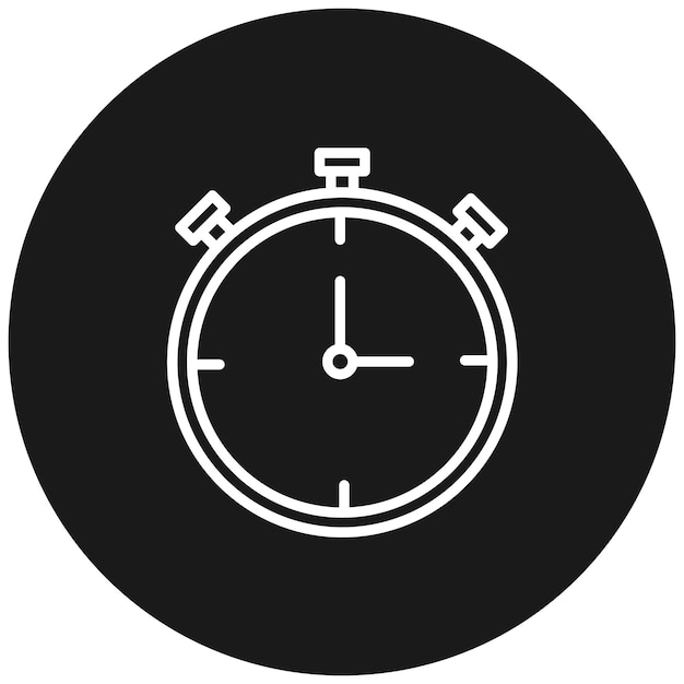 Stopwatch vector icon Can be used for Time and Date iconset