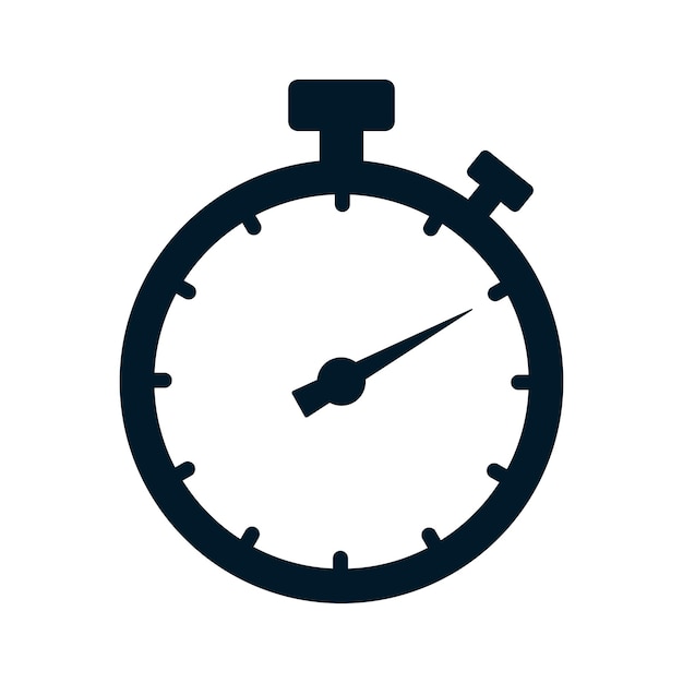 Stopwatch vector logo icoon