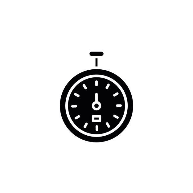 stopwatch vector type icon