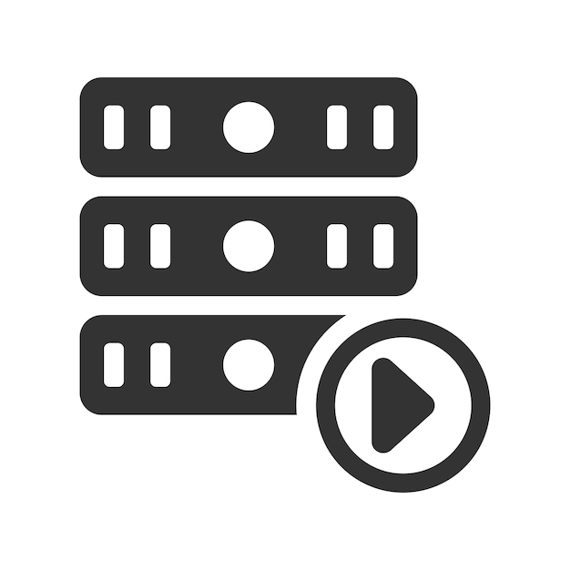 Storage play icon