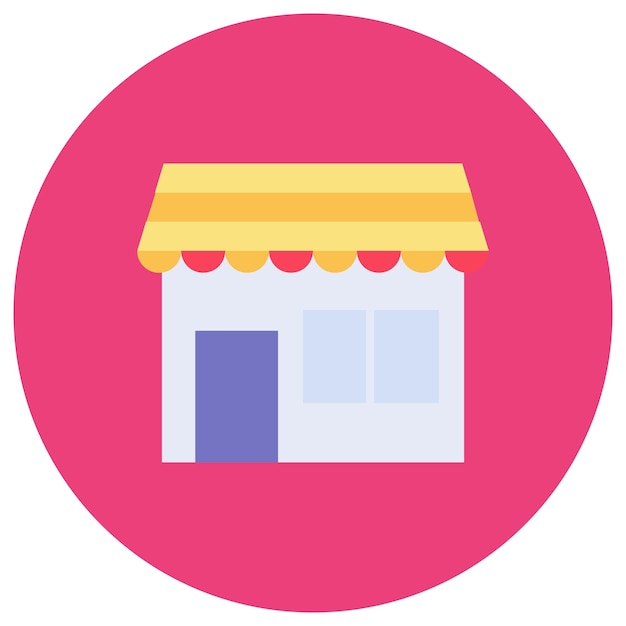 Store Flat Illustration