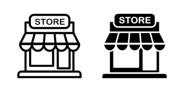 Store icon template